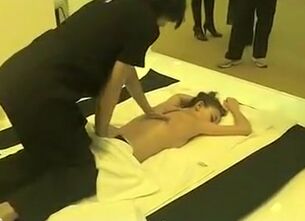 Topless massage